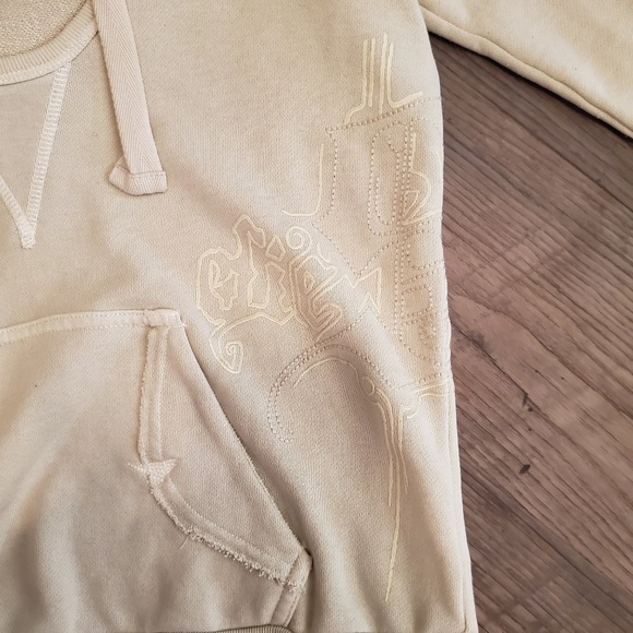 Diesel hoodie, beige with drawstring XS - Picture 4 of 5